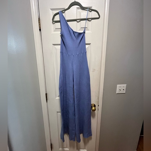 Free People Womens Waverly One-Shoulder Jumpsuit - Picture 2 of 5